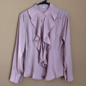 Victorian Ruffle Chiffon Blouse